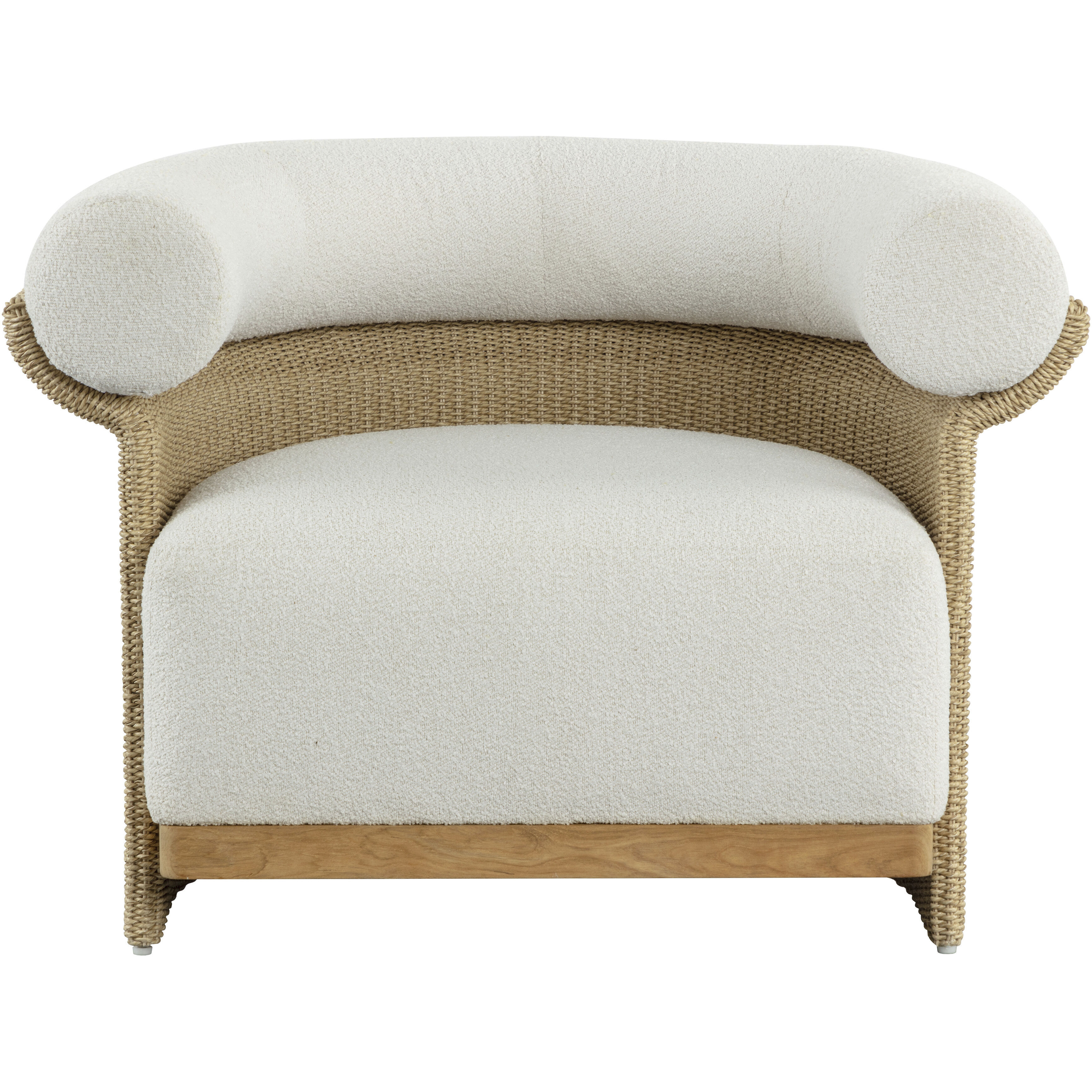 Asos Louis Cream Outdoor Lounge Chair